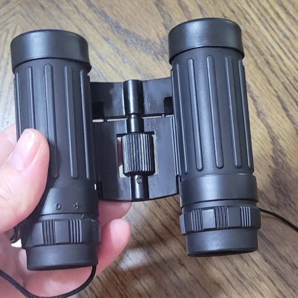 Tasco 8x21 Compact Binoculars Black Fully Coated Optics 165RB with Case